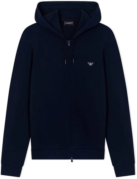 Emporio Armani Em000653_af19060 Sweatshirt Met Rits Blauw L Man