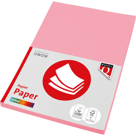 Kopieerpapier Quantore Colour A4 80gr roze 100 vel