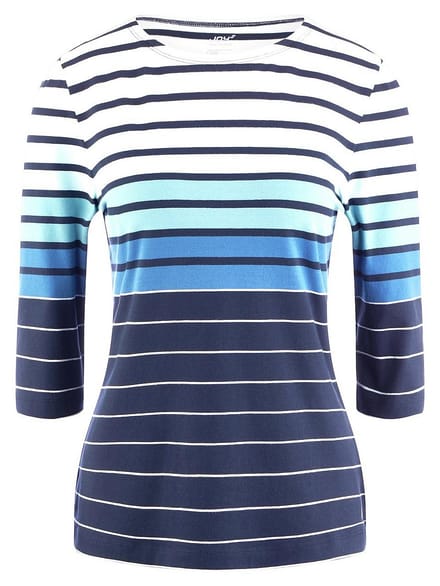Iets getailleerd shirt ronde hals Van JOY Sportswear blauw