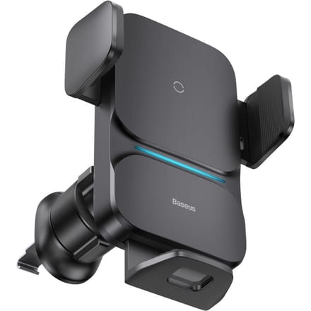 Baseus Wisdom Wireless Charging Air vent Electric Car Phone Holder (black)