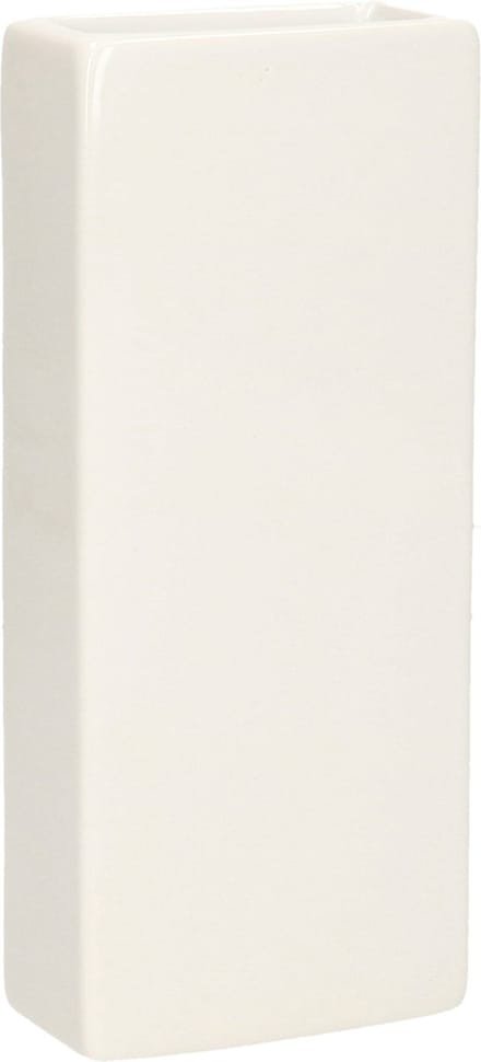 Gerimport Waterverdamper - wit - keramiek - 400 ml - radiatorbak luchtbevochtiger - 7,4 x 17,7 cm