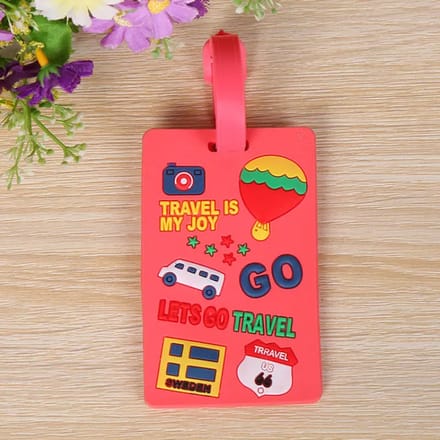 DW4Trading Kofferlabel Travel Is My Joy - Reislabel - Bagage Label