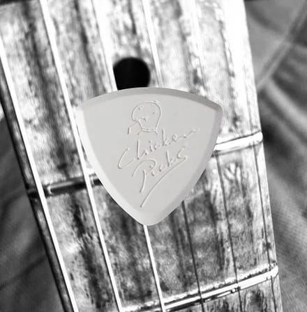 ChickenPicks 1-BE-27 Bermuda III Thermosetting Polymeer Plectrum Duroplast Kunststof 2,1 mm