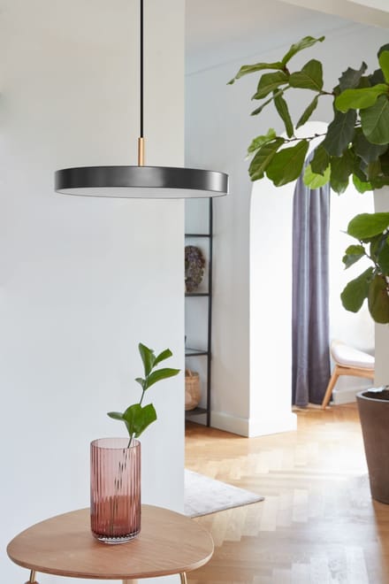 UMAGE - Asteria Mini Hanglamp - antraciet - messing - 4 - 6 Wochen