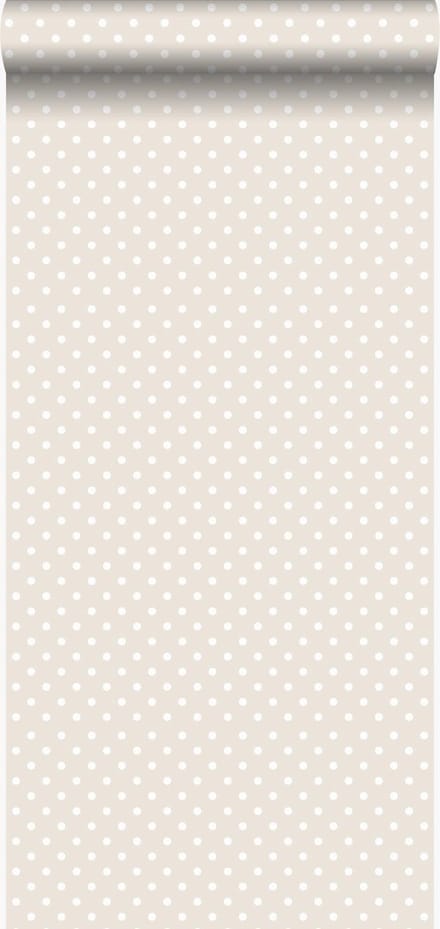 Origin Wallcoverings behang stippen donker beige - 53 cm x 10.05 m - 346819
