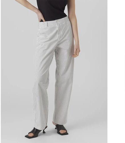 VERO MODA - VMCARLY MR STRIPE STRAIGHT CARGO PANT - Dames - Leggings