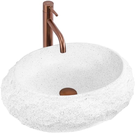 Rea - Opzetwastafel Mika Light Grey - 50 x 38 x 15 cm