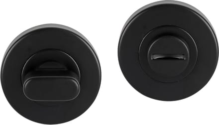 Differnz | WC Rozet | Zwart | Rond | 53mm