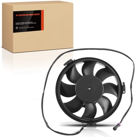 Frankberg 1x Motorradiator enkele ventilator