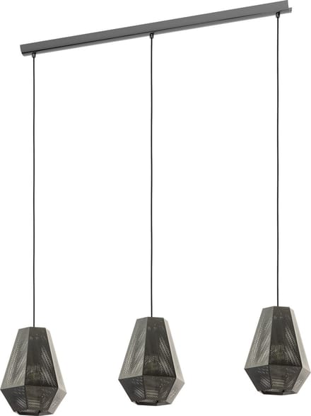 EGLO CHIAVICA LANGE TAFEL E27 3L ZWART