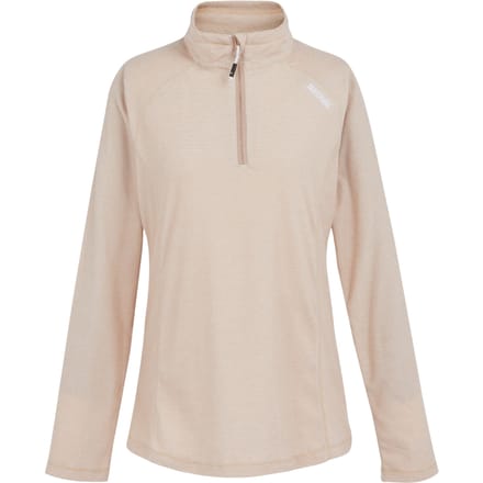 Regatta - Geweldige Outdoor Dames Montes Half Zip Fleece Top (Warm Taupe/Blanc De Blanc)