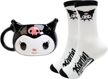 Kuromi - beker & sokken- cadeauset (Sanrio)