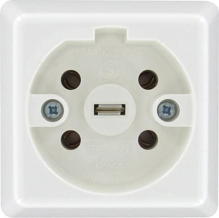 Kopp Perilex opbouw wandcontactdoos 16A 230-240V wit