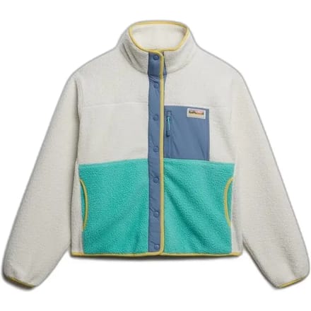 Superdry - Colour Block Fleece Jas - Dames - Hoodies