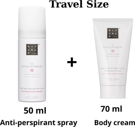 Rituals of Sakura - Duo Set Body Cream 70 ml + Anti-perspirant Spray 50 ml