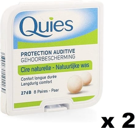 Ballen Quies natuurwas (27 decibel), 16 paar
