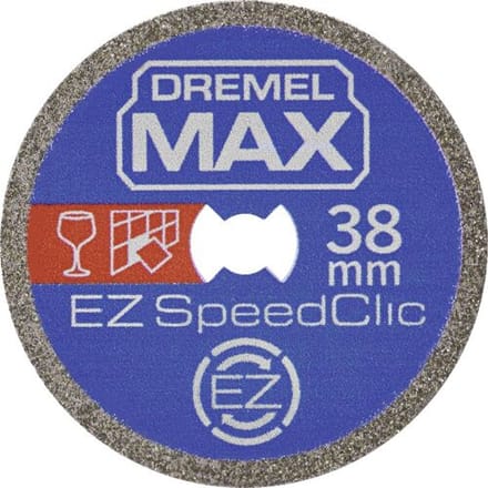 Dremel Diamantschijf S545dm - Harde Materialen - 38mm - Ez Speedclic