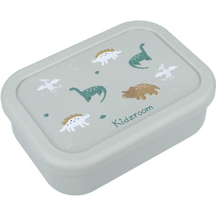 Kidzroom Small Talk Lunchbox - Groen - Dino's