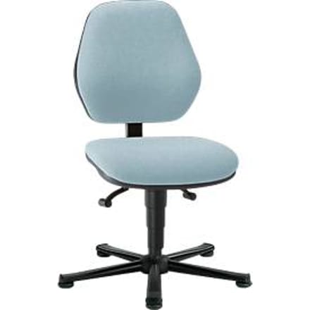 Labostoel Basic, stoffen bekleding, Duotec grijs