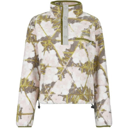 Fleece Jack Columbia HELVETIA II PRINTED CROPPED HALF SNAP FLEECE
