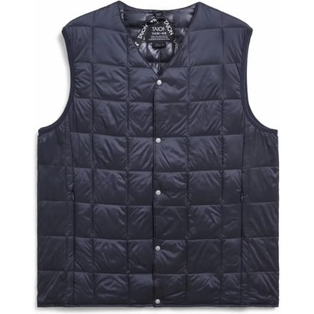 Basic binnenjas met knoopsluiting en v-hals Taion