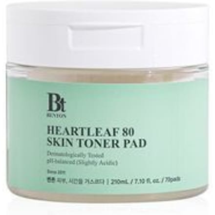Benton, Heartleaf 80, Skin Toner Pads, 70 sheets, 210ml (7.1fl oz) white