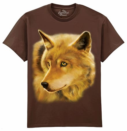 Wolf Golden Sun The Coloured House T-shirt S