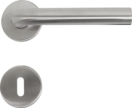 HOME It® deurklink met-L greep 19 mm roestvrij staal