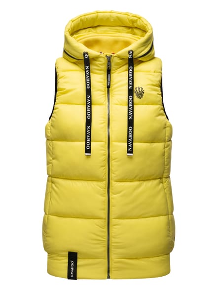 Navahoo Dames Gewatteerde Bodywarmer Kassidy – Licht & Modern met Capuchon
