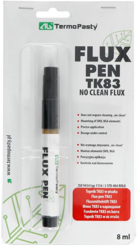 Termopasty | AGT-249 | Soldeerflux TK83 marker/ stift 8 ml.