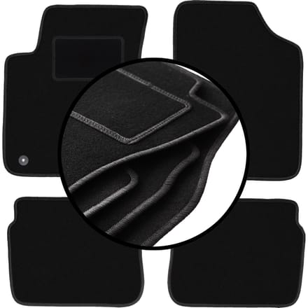 Complete set veloursmatten voor: Hyundai i10 hatchback (2007-2013)