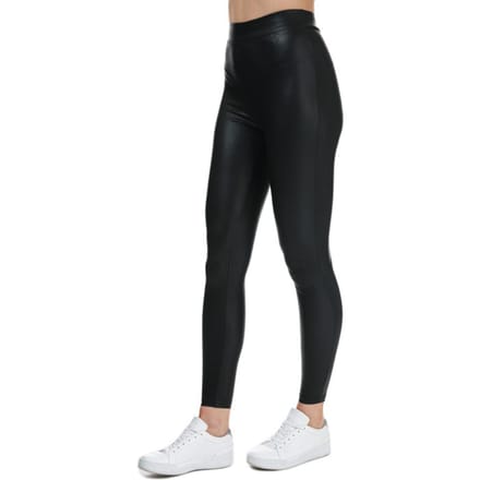 Zwarte Only Cool Coated-legging voor dames