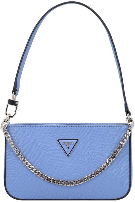 GUESS Schoudertas Noelle Mini Top Zip Shoulder Bag Stormy Blue Blauw