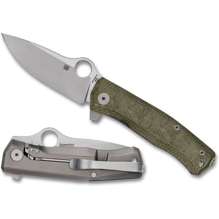 Spyderco spymyto micarta / titanium m398