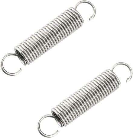 Trekveren Set - Met Haken - Apparaat Reparatie - Roestvrij Staal - 2 Stuks 50mm - Zilverkleurig