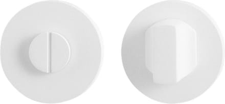 Toiletgarnituur - Wit - RVS - GPF - GPF8911.45 50x6mm stift 5mm wit grote knop