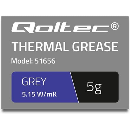 Qoltec Koelpasta 5,15 W/m-K |   5G |   Grijs
