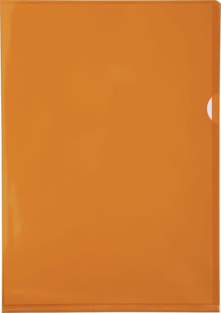 Exacompta Pak van 100 L mappen - gladde PVC 13/100e - A4 - Oranje - 661245E