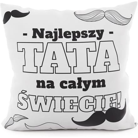 Decoratieve Kussenhoes "Beste PAPA" Velours 40x40 cm - Vaderdag Cadeau