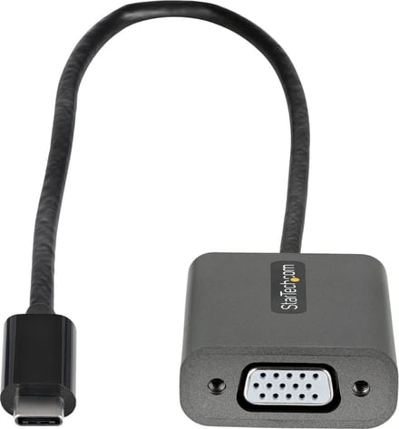 Kabel USB C naar VGA Startech CDP2VGAEC Zwart