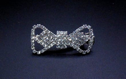 Duckklem strik-vorm met strass #2