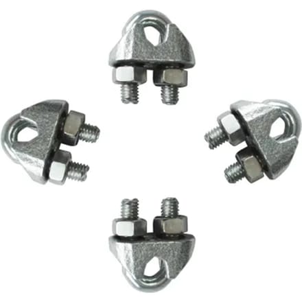 Sencys Kabelklem - Gegalvaniseerd - Diam. 5mm - 4 Stuks