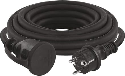 Rubberen verlengkabel 5 meter - voor buitengebruik - IP44 - H07RN-F3G 15 mm2