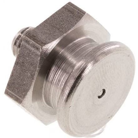 Vlak DIN 3404 Smeernippel 16mm  RVS M6x1