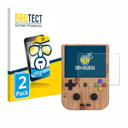 BROTECT - Screenprotector voor Anbernic RG405V - Folie Beschermfolie transparant 2 Stuks