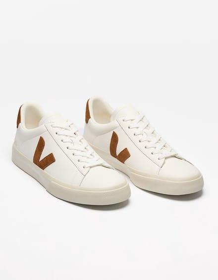 Veja Sneakers Campo Wit Cognac - Maat 44 - Heren
