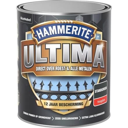 Hammerite Metaallak Ultima Hoogglans Standgroen 750ml