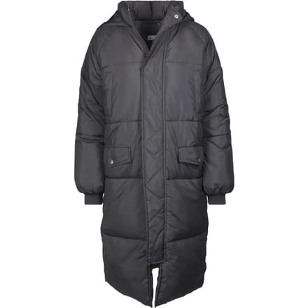 Urban Classics - Oversized Faux Fur Puffer Winterjas - 2XL - Zwart