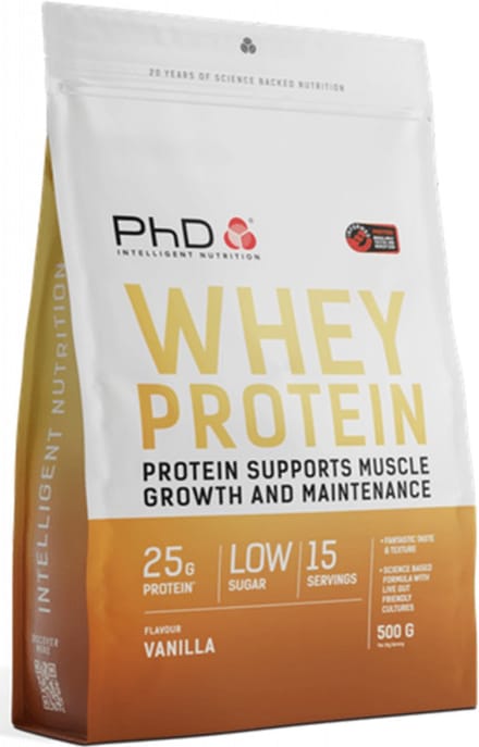 PhD Whey Protein (500g) Vanilla - Eiwitten - Wei-eiwit concentraat