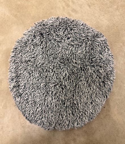 Inware warmtekussen rond 26 cm - magnetronkussen rond - donkergroen wit